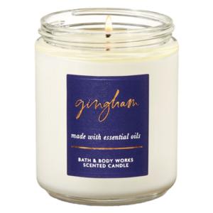 GINGHAM Single Wick Candle