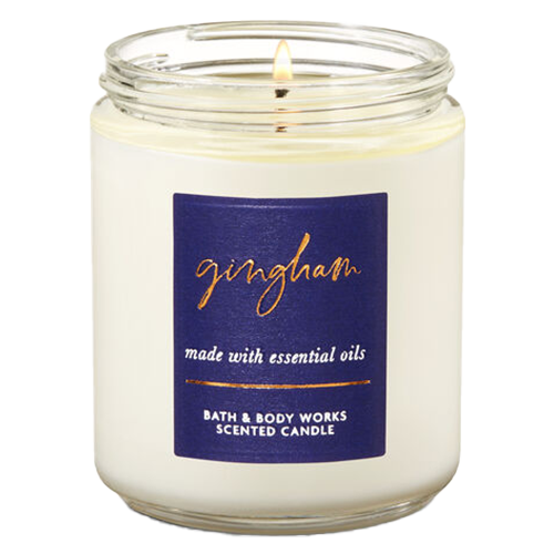 GINGHAM Single Wick Candle